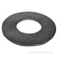 Flat plain washer for rail fastening